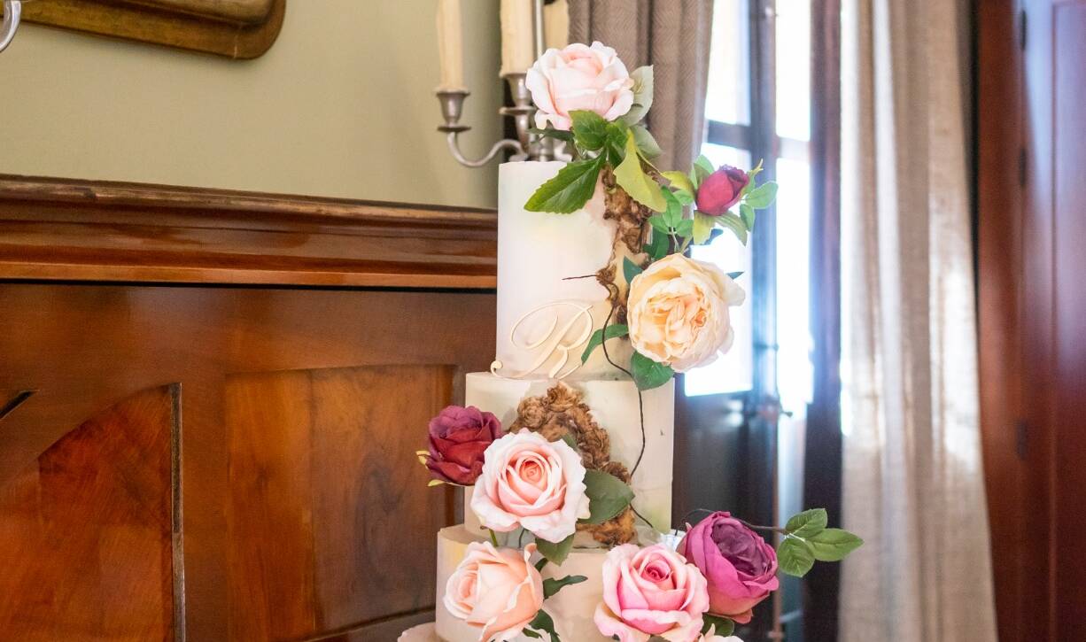 Tarta de boda estilo clásico